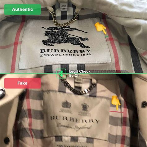 how to spot fake burberry jacket